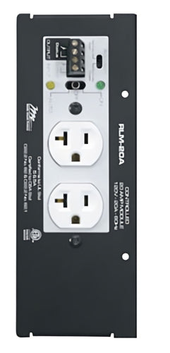 Middle Atlantic Products RLM-20A socket-outlet Black, White