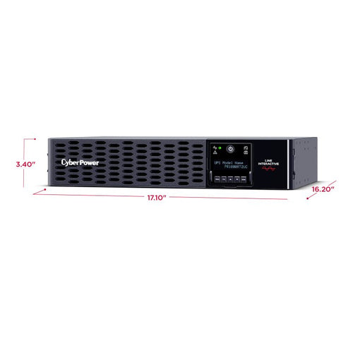 CyberPower PR1000RT2UC uninterruptible power supply (UPS) Line-Interactive 1 kVA 1000 W 8 AC outlet(s)