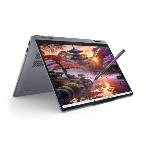 Lenovo IdeaPad 5 2-in-1 14AKP10 Copilot+ PC AMD Ryzen™ AI 5 340 Hybrid (2-in-1) 35.6 cm (14") Touchscreen WUXGA 16 GB LPDDR5x-SDRAM 256 GB SSD Wi-Fi 7 (802.11be) Windows 11 Home English Grey