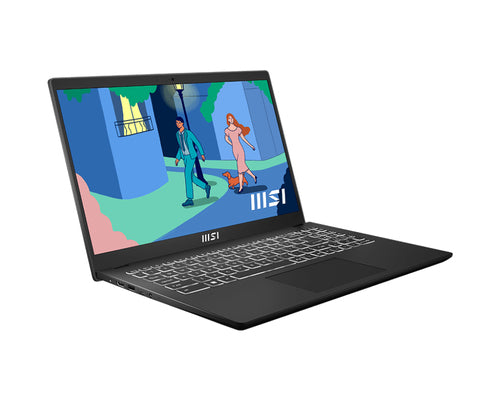MSI Modern 15 B13M1097US Intel® Core™ i5 i5-1334U Laptop 39.6 cm (15.6") Full HD 16 GB DDR4-SDRAM 512 GB SSD Wi-Fi 6E (802.11ax) Windows 11 Home Black