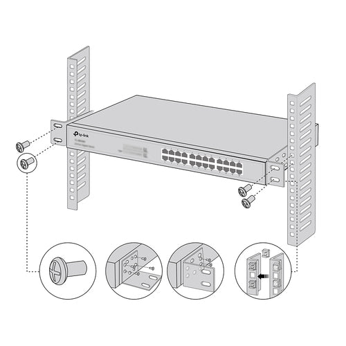 TP-Link Omada 13-inch Switches Rack Mount Kit