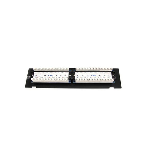 StarTech.com 1U 12 Port Wall Mount Cat5e 110 Patch Panel - 45 Degree