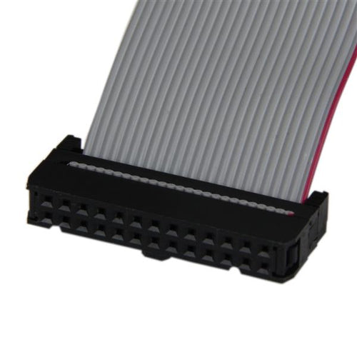 StarTech.com Low Profile 16in Parallel Port Header Cable Adapter with Bracket – DB25 (F) to IDC26