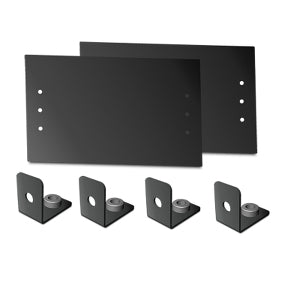 APC NetShelter Cable Management, End Cap for Power Cable Trough, Black, 314 x 1.2 x 178.5 mm