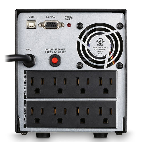 CyberPower OR1500PFCLCD uninterruptible power supply (UPS) Line-Interactive 1.5 kVA 1050 W 8 AC outlet(s)