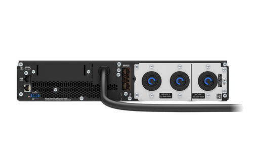 APC SRT3000RMXLT uninterruptible power supply (UPS) Double-conversion (Online) 3 kVA 2700 W 3 AC outlet(s)