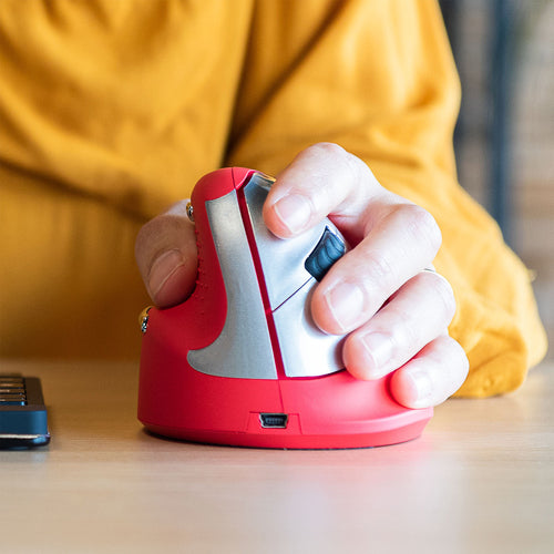R-Go Tools R-Go HE Sport ergonomic mouse, bluetooth, medium, left