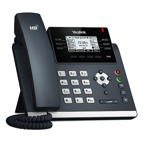 Yealink SIP-T42S IP phone Black 12 lines LCD