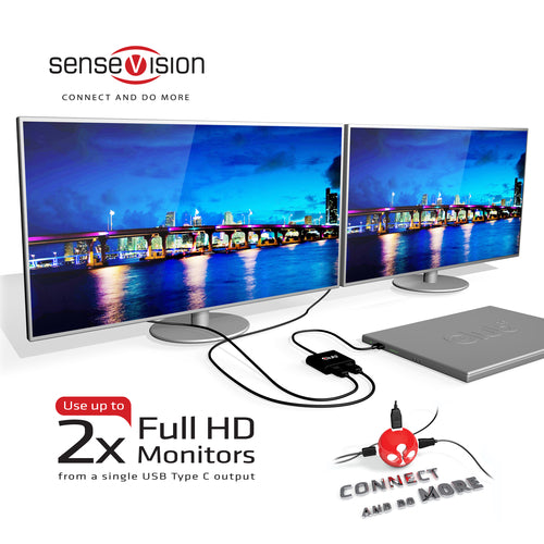 CLUB3D MST Hub USB 3.1 Gen1 Type C to HDMI™ 1.4 Dual Monitor