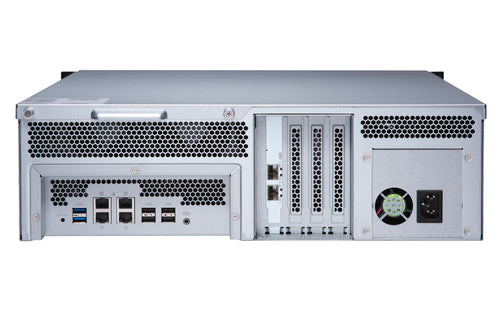 QNAP TS-1673U NAS Rack (3U) AMD Embedded R-Series SoC RX-421ND 8 GB DDR4 0 TB QNAP Turbo System Black