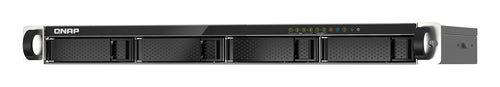 QNAP TS-435XeU NAS Rack (1U) Marvell CN9131 4 GB DDR4 0 TB QNAP QTS Black, Grey
