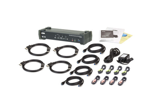 ATEN CS1924M KVM switch Black