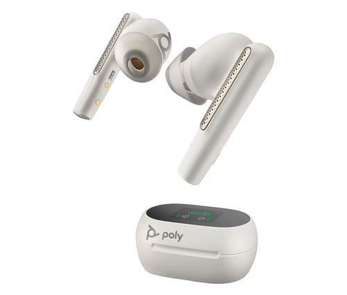 HP Poly Poly Voyager Free 60/60+ White Earbuds (2 Pieces)