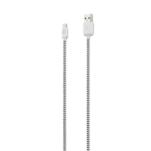 Targus iStore mobile phone cable Black, White 1.2 m USB A Lightning