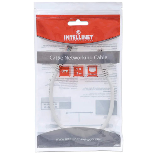 Intellinet IEC-C5-WT-75 networking cable White 22.5 m Cat5e U/UTP (UTP)