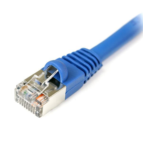 StarTech.com 6 ft Cat5e Blue Snagless Shielded RJ45 F/UTP Cat 5e Patch Cable - 6ft Patch Cord