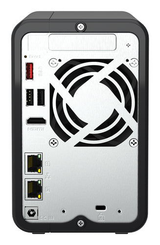 QNAP TS-264 NAS Tower Intel® Celeron® N5095 8 GB 0 TB QNAP Turbo System Black, Gold