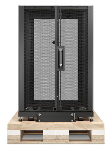 APC NetShelter SX, Server Rack Enclosure, 18U, Shock Packaging, Black, 925H x 600W x 1070D mm