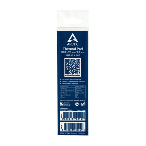 ARCTIC TP-2 (APT2560) Performance Thermal Pad 120x20 mm, 1 mm