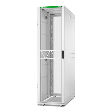APC NetShelter SX Server Rack Gen 2, 45U, 2124H x 600W x 1200D mm, with Sides, White Freestanding rack
