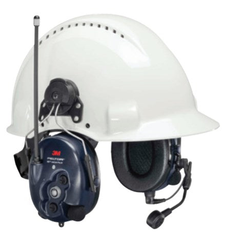 3M Peltor WS Litecom Pro III Headset Wireless Head-band Office/Call center Bluetooth Black, Navy