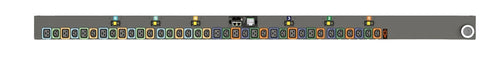 Vertiv Geist MNR5MHB1-36PNB8-6PS15D0A10-S-A power distribution unit (PDU) 36 AC outlet(s) 0U Black