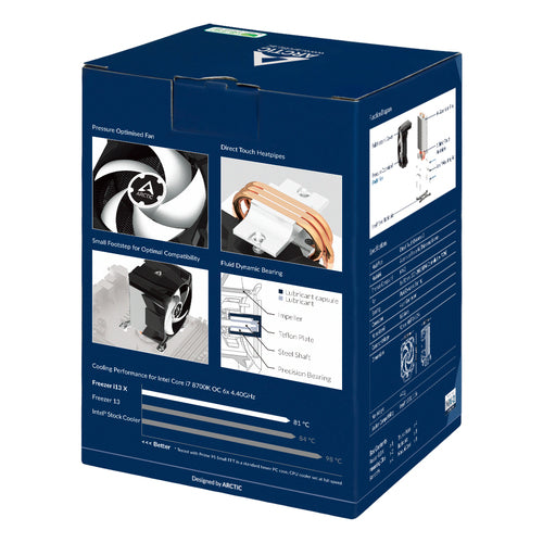 ARCTIC Freezer i13 X - Compact Intel CPU Cooler