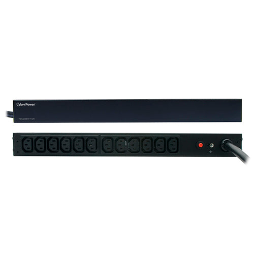 CyberPower PDU20BHVT12R power distribution unit (PDU) 12 AC outlet(s) 1U Black