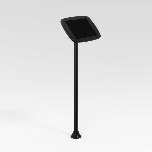 Bouncepad Floorstanding Slim with USB Cable | Apple iPad Pro 4th & 5th Gen 12.9 (2020 - 2021) | Black | Exposed Front Camera and Home Button