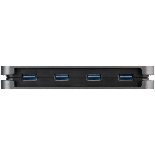 StarTech.com 4 Port USB 3.0 Hub - USB-A to 4x USB-A - SuperSpeed 5Gbps Portable USB 3.1 Gen 1 Type-A Hub - USB Bus Powered - Laptop/Desktop USB Hub with Long Cable 28cm & Cable Management~4 Port USB 3.0 Hub - USB-A to 4x USB-A - SuperSpeed 5Gbps Portable