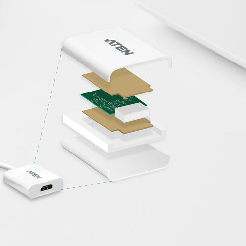 ATEN VC985 video cable adapter DisplayPort HDMI White