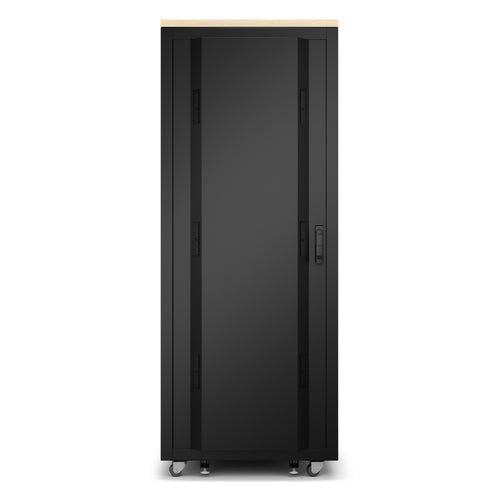 APC AR4038LA rack cabinet 38U Freestanding rack Black, Maple colour