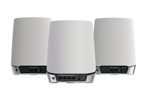 NETGEAR Orbi Tri-band (2.4 GHz / 5 GHz / 5 GHz) Wi-Fi 6 (802.11ax) White 8 Internal