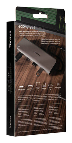 Targus DOCK403GL mobile device dock station Mobile computer Silver