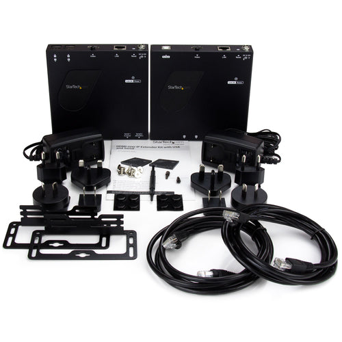 StarTech.com HDMI and USB over IP Distribution Kit - 1080p