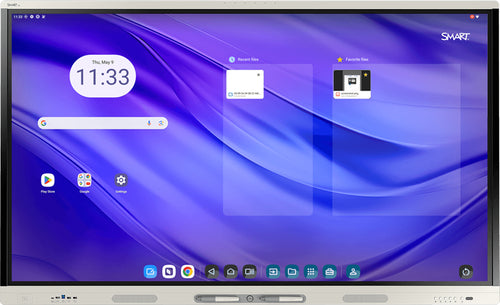 SMART Technologies SBID-MX265-V5-PW interactive whiteboard 165.1 cm (65") 3840 x 2160 pixels Touchscreen Silver USB / Bluetooth