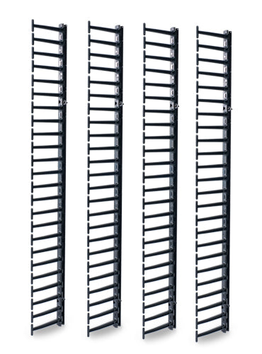 APC NetShelter Cable Management, Vertical Cable Manager, for NetShelter SX Networking Racks 48U, Set of 4, 250 x 2045 x 170 mm