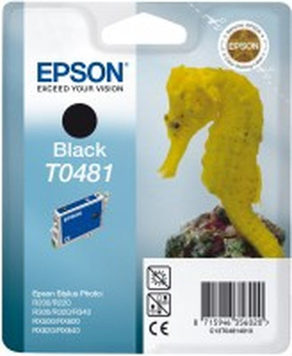 Epson Seahorse T0481 - Série "Hippocampe" noir ink cartridge 1 pc(s) Original Black