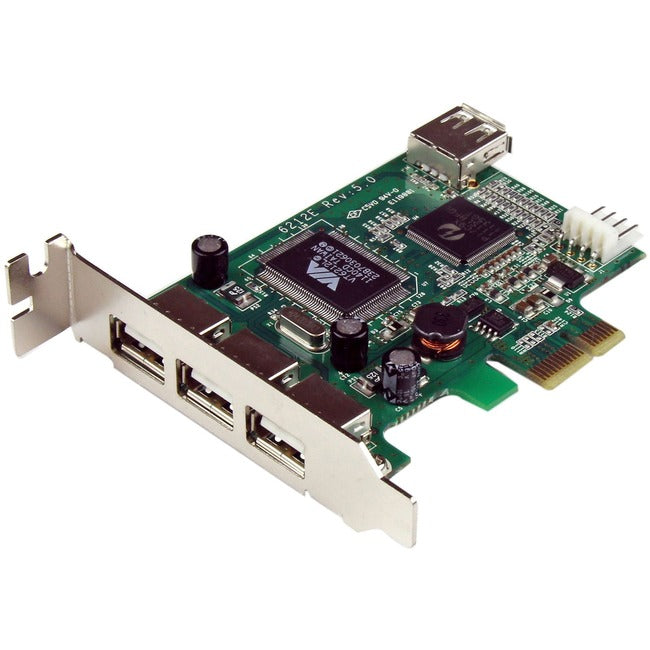 4 Port LP PCIe USB Card