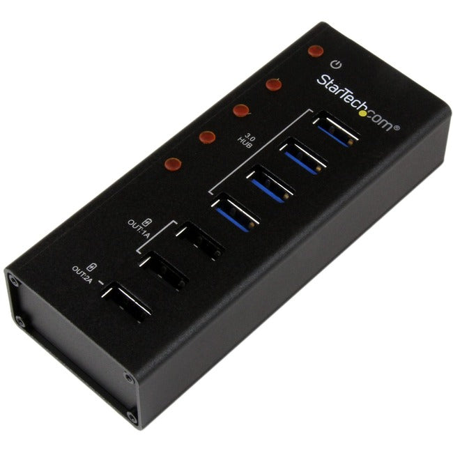 4pt USB3 Hub plus 3 Charge Pts