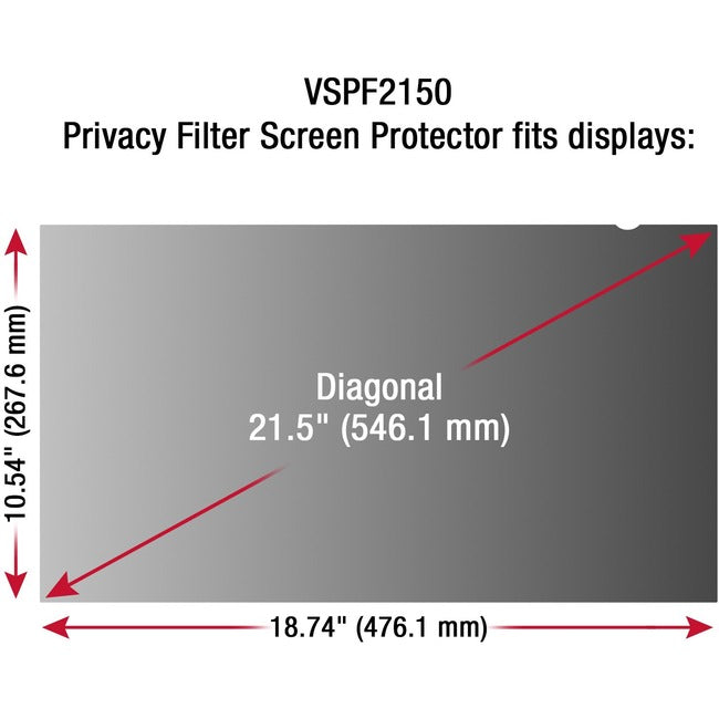 21.5" Privacy Filter Screen