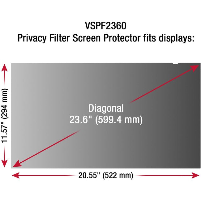 23.6" Privacy Filter Screen