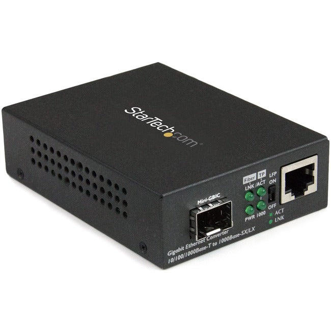 Fiber Media Convrtr w SFP Slot
