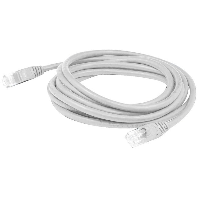 AddOn 12ft RJ-45 (Male) to RJ-45 (Male) White Cat6 Straight UTP PVC Copper Patch Cable - Vendor Direct Ship