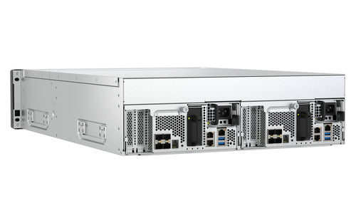 QNAP ES1686dc R2 NAS Rack (3U) Intel® Xeon® D D-2123IT 32 GB DDR4 0 TB QNAP QES Black, Grey