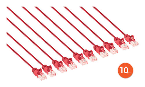 Intellinet 744836 networking cable Red 1.5 m Cat6 U/UTP (UTP)