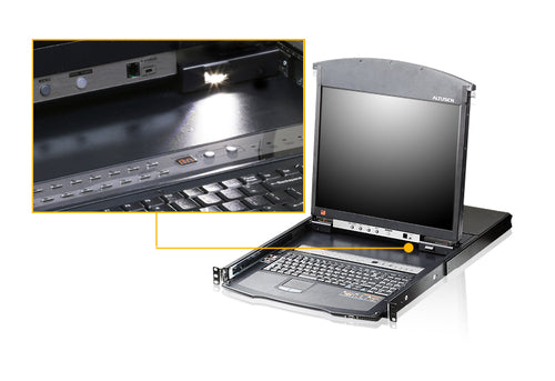 ATEN KL1508AiM KVM switch Rack mounting Black