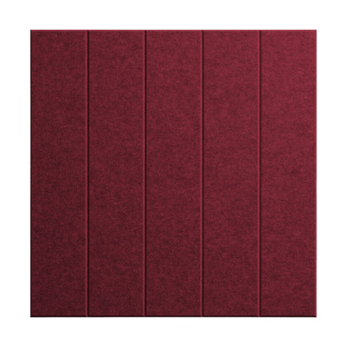 Middle Atlantic Products Focal Point TruTile Acoustic Wall Panel in Pure Black, Wide Rule