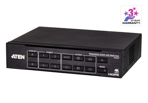 ATEN VP2420 matrix switcher Media presentation matrix switcher