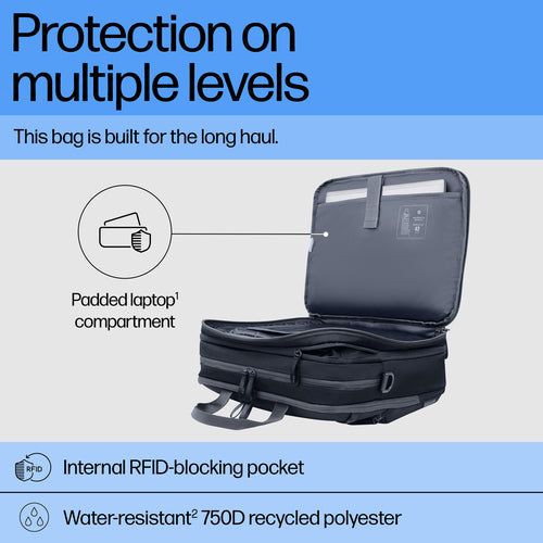 HP Travel Plus 22L 16-inch Laptop Bag